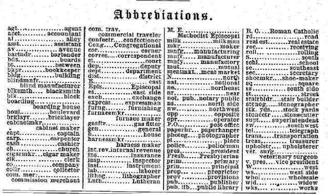 1885 abbreviations